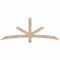 Ekena Millwork Alberta Smooth Timber Gable Bracket, Douglas Fir, 72"W x 27"H x 3 1/2"D x 3 1/2"F, 9/12 Pitch GBW072X27X0404ALB00SDF - alternate 1